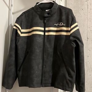 Sister & seekers vegan leather jacket